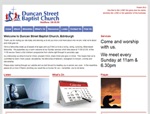Tablet Screenshot of duncanstreetbaptistchurch.co.uk